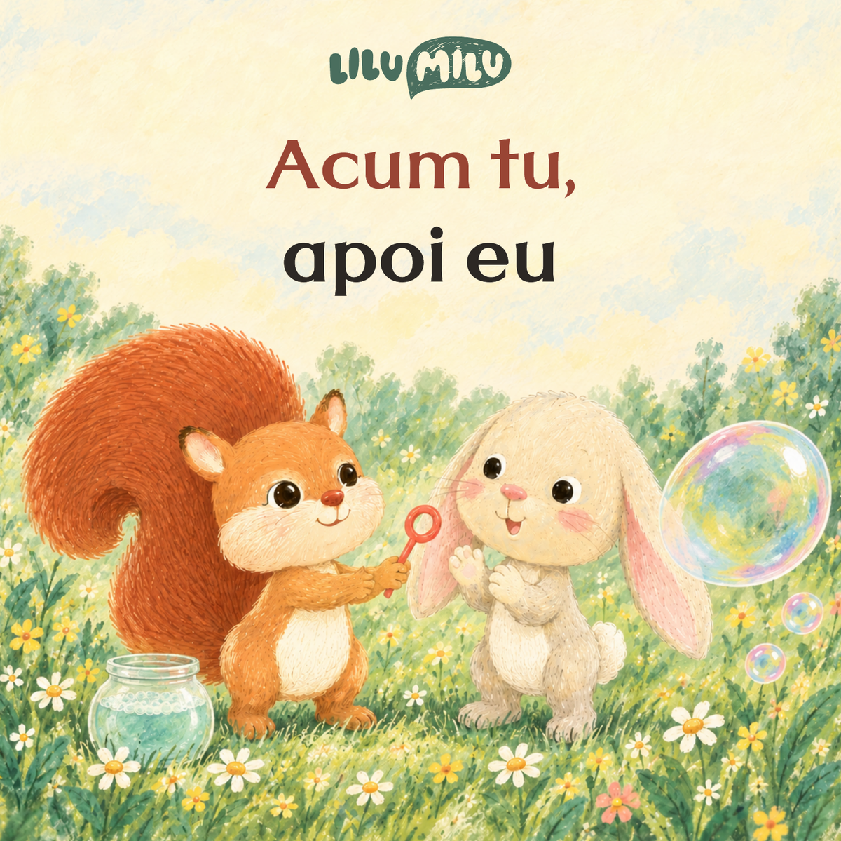 Acum tu, apoi eu - coperta ediției finale Lilu Milu