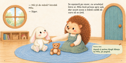 Mama se întoarce - paginile 16-17 din ediția finală, cu invitația Pentru tine