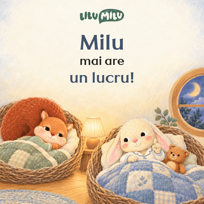 Milu mai are un lucru! - coperta ediției finale Lilu Milu