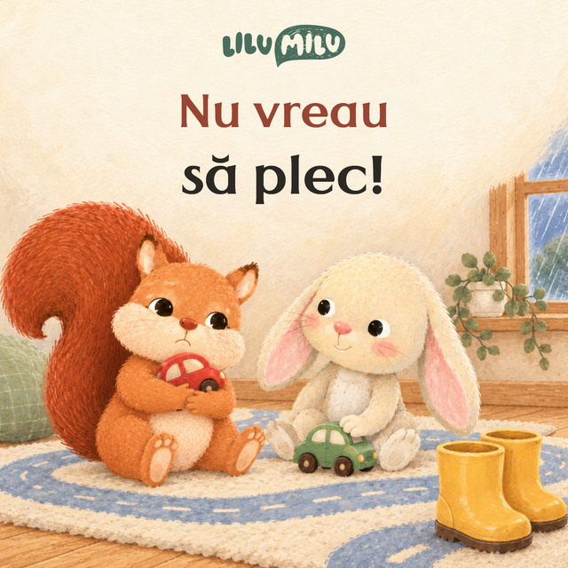 Nu vreau să plec! - coperta ediției finale Lilu Milu