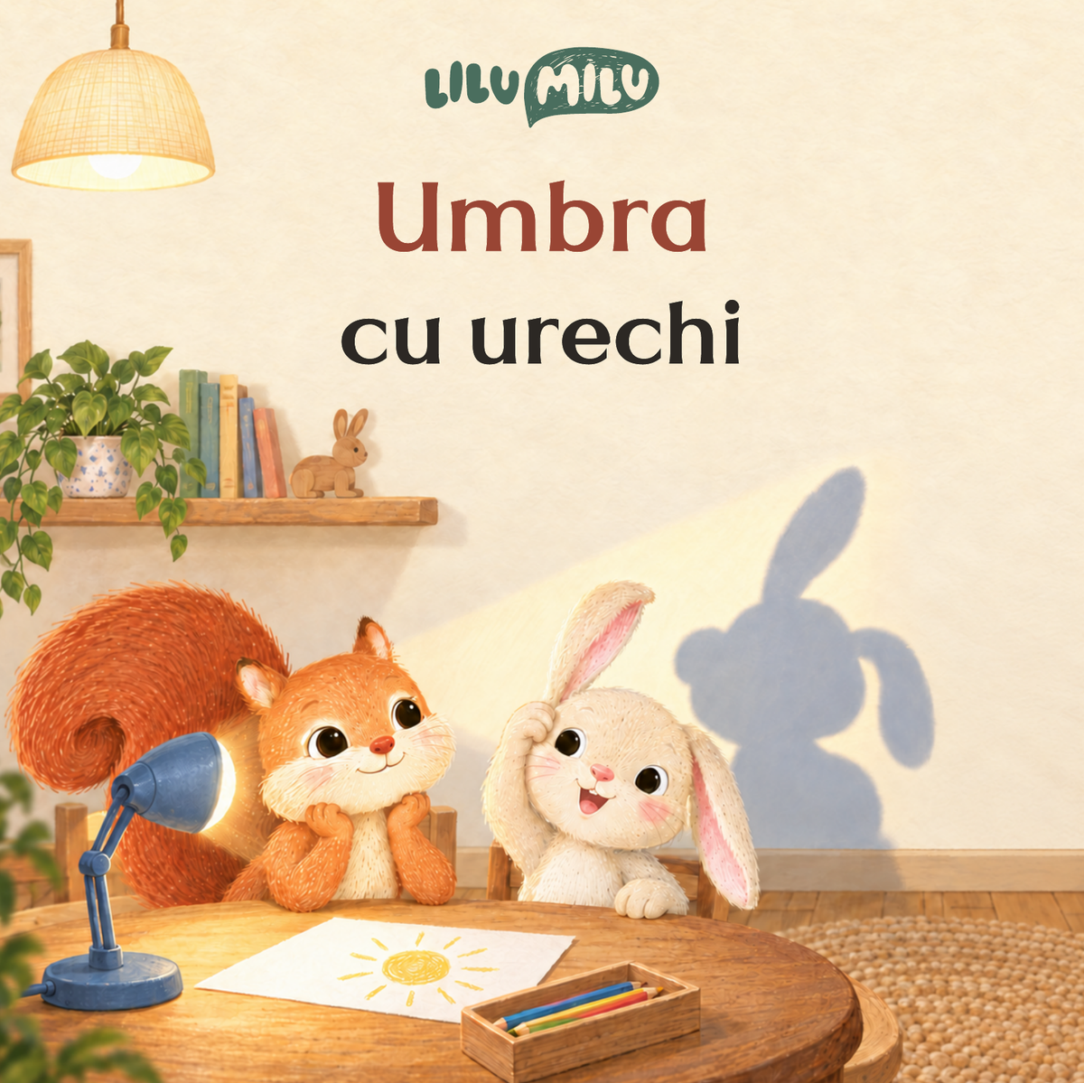 Umbra cu urechi - coperta ediției finale Lilu Milu