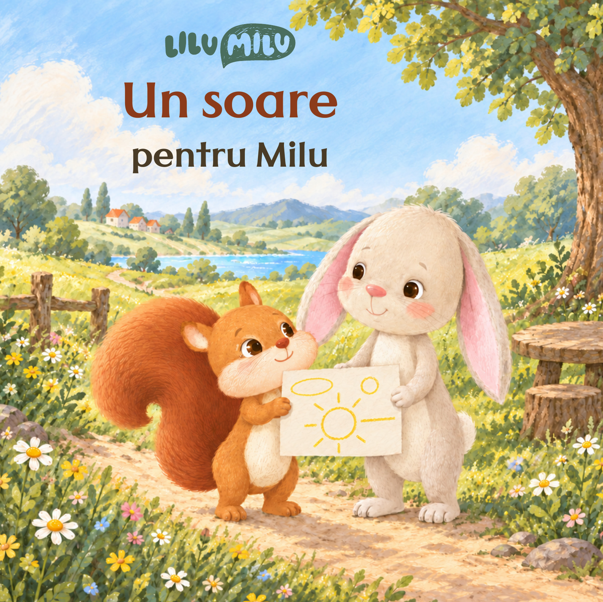 Un soare pentru Milu - coperta ediției finale Lilu Milu