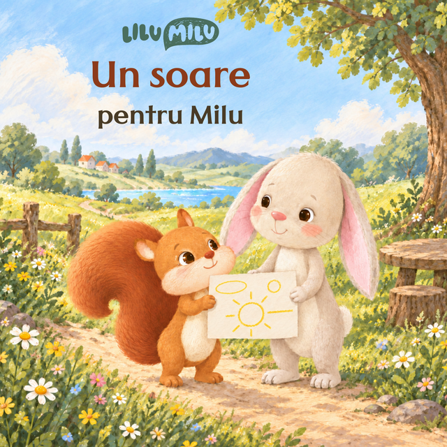 Un soare pentru Milu - coperta ediției finale Lilu Milu
